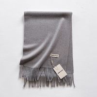 Nouvelle Écharpe Longue Décontractée en Soie Tie-Dye pour Femme et Homme - Châle à Pompons Doux et de Haute Qualité 200cm Léger et Chaud pour l'Hiver, Fabriqué à Hangzhou