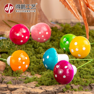 Mini Hongos de Espuma Decorativos, Coloridos y Brillantes, para Interiores y Exteriores, Adornos de Jardín, Accesorios para Bonsái D1369 - Product Image 4