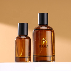 Nắp đậy Màu Đen Nâu uốn cổ hương thơm phun chai 30ml xi lanh hình dạng 50ml 100ml hổ phách nước hoa chai thủy tinh với <span class=keywords><strong>Atomizer</strong></span> - Product Image 6