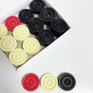 Plastic Carrom Board Game Coins Rounded Shape For Gaming 2 Players - Product Image 5