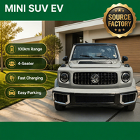 Nouveau mini SUV électrique à énergie nouvelle, apparence robuste, batterie longue portée pour le transport personnel des adultes