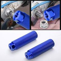 Repose-pieds en alliage d'aluminium pour vélos, repose-pieds antidérapants pour vélos, jeu de repose-pieds en alliage d'aluminium pour vélos