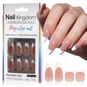 <span class=keywords><strong>Uñas</strong></span> Postizas Francesas de Fábrica OEM, 30 Piezas/Caja, <span class=keywords><strong>Uñas</strong></span> Acrílicas de Larga Duración, Resistentes al Agua, Diseño Cuadrado, Color <span class=keywords><strong>Rosa</strong></span> Nude, <span class=keywords><strong>Uñas</strong></span> Francesas a Presión - Product Image 3