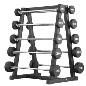Juego de Barras de Pesas de Goma de Alta Calidad CZFIT para Levantamiento de Pesas y Ejercicio, Equipo Esencial de Gimnasio para Uso Doméstico y Comercial - Product Image 1