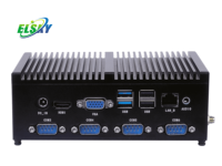 Nouveau mini PC industriel ELSKY M818, 6e/7e génération Intel Core I7/i5/i3 Celeron, DDR4, SSD, double LAN, 6 ports COM, 4K pour l'usine