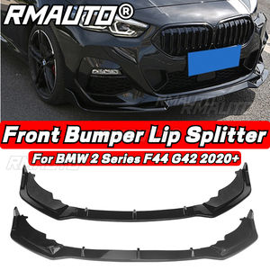 F44 G42 Lip Carbon Fiber <b>Car</b> Front Bumper Spoiler Lip <b>Diffuser</b> Splitter Body Kit <b>for</b> BMW 2 Series F44 2020+ <b>Car</b> Accessories - Product Image 1