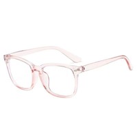 Lunettes Anti-Lumière Bleue Carrées Multicolores Monture Complète PC Diamant Homme Femme Verres Transparents Mode Ordinateur Vente en Gros