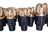 Forets de forage de roche PDC forgés de 9 1/2 pouces, coupeurs de 19 mm, 5 lames, acier à haute teneur en manganèse, pour le forage de puits d'eau et la construction
