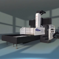 Machine de fraisage CNC à portique Mitsubishi haute précision 3 axes robuste en acier modèle BT50 4590 pour composants automobiles automatique 1