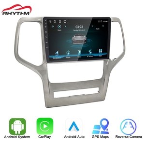 Rhythm Lossless installation Android Car Stereo 9" Touch Screen <b>Wireless</b> Carplay for Jeep Grand Cherokee WK 2008-2013 - Product Image 1
