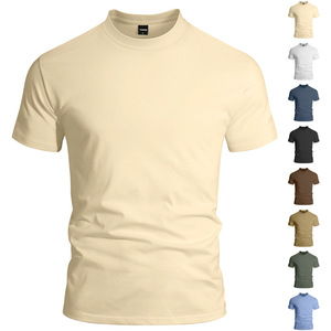 Camiseta de Manga Corta para Hombre, Color Sólido, Transpirable, Ligera, Corte Casual, para Uso Diario, Talla L, con Etiqueta - Product Image 4