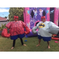 Jeux de sport interactifs Costumes de lutte sumo gonflables Costume de sumo superman pour enfants et adultes à vendre