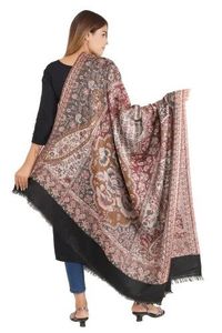 Polyester Kashmiri Weaved Ethnic Winter <b>Shawl</b> Breathable Soft Skin-Friendly Long <b>Wrap</b> for Women Comfortable Warmth Modern - Product Image 3