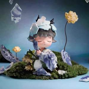 100% Authentique 9 Pièces/Boîte Heyone Mimi Echoes of Mountains and Rivers Blind Box Figurines Mini PVC de Collection Jouets - Product Image 2