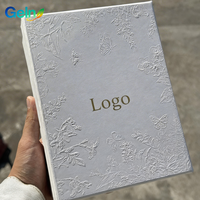 Boîte cadeau rigide de luxe personnalisée en relief 3D - Marquage à chaud, conception gratuite et échantillonnage en 24h (MOQ 500)