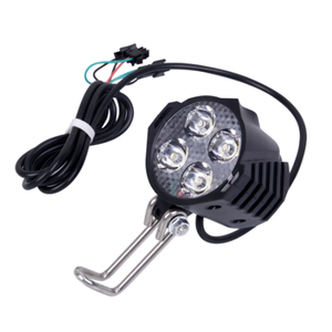 Nouveau projecteur LED de <span class=keywords><strong>vélo</strong></span> électrique pliant Super lumineux lampe frontale haute luminosité avec klaxon intégré - Product Image 1