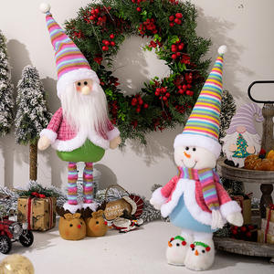 Muñeco de Papá Noel de peluche sueco, gnomos de <span class=keywords><strong>Navidad</strong></span> coloridos personalizados al por mayor, adornos navideños - Product Image 6