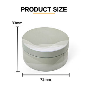 JYB personnalisé classique rond brillant argent boîte de conserve pour <span class=keywords><strong>le</strong></span> stockage de thé en vrac - Product Image 3