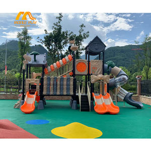 Çocuk okul öncesi oyun ekipmanı ve çocuklar anaokulu için plastik oyun alanı slayt oyunları - Product Image 4