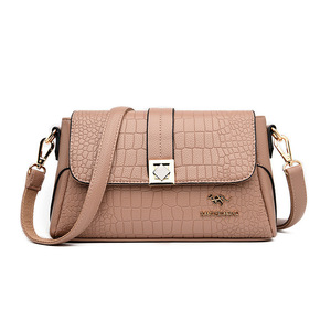 Luxury Designers PU Leather Shoulder Hand <b>Bags</b> Zip Pocket Crossbody <b>Bag</b> Custom Women's Messenger <b>Bags</b> - Product Image 1