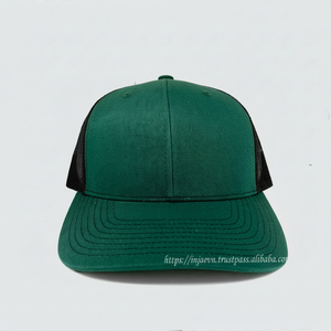 Gorra de camionero de perfil medio de 6 paneles al por mayor, gorra deportiva de malla de algodón de alta calidad para hombre, gorra de Vietnam en blanco - Product Image 1