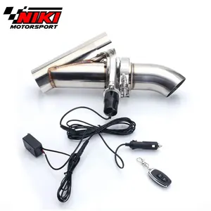 NikiMotor 3" Inch Exhaust System Electric Valve Exhaust Cutout pipe kit