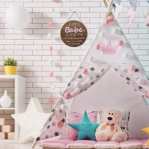 Su misura in legno massello segno di porta in legno decorazione di scuola materna per bambini parete della camera da letto della ragazza decorazione appesa - Product Image 1
