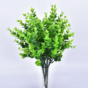 批发绿色墙壁和婚礼装饰的装饰人造植物叶 - Product Image 4