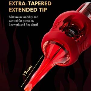 Kim tiêm xăm hình dùng một lần INKin EL Diablo, bao bì nhựa ABS, kim xăm chuyên nghiệp chính xác, nhãn hiệu riêng - Product Image 4