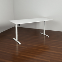 Bureau debout électrique ergonomique à hauteur réglable, vente en gros directe usine, avec ports USB, en acier et bois, capacité de charge 70 kg