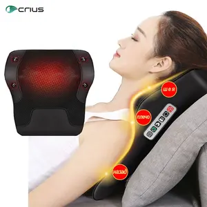 Ningde Crius C-MBC 2021 Cou Épaule Dos Multifonction Shiatsu Électrique Dropshipping Intelligent Pétrir Chauffage Oreiller de Massage