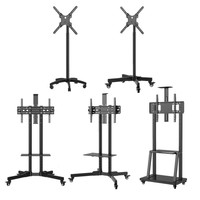Sederhana gratis berdiri TV Mount 14-55 inci FD1260 600*400mm berdiri gratis TV Carts