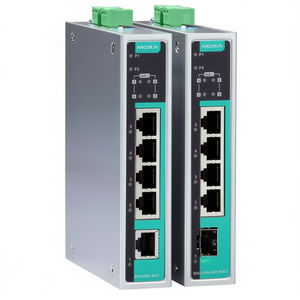 Commutateur PoE Gigabit non géré Moxa EDS-G205A-4PoE-T, commutateur Ethernet industriel 5 ports - Product Image 3