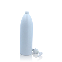 Botol Sampo Plastik HDPE Putih Kosong 1 Liter 1000ml dengan Pompa