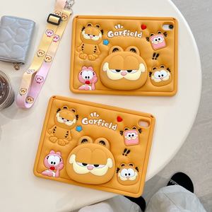 Étui pour tablette <span class=keywords><strong>Garfield</strong></span> Design avec support télescopique et protection anti-chute pour Air4/Air5 10.9/PRO11 <span class=keywords><strong>3D</strong></span> - Product Image 3