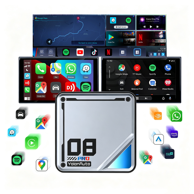 Global Version 4G Carplay AI Box Android 13 Wireless CarPlay Adapter 8GB 128GB Tbox Ultra 3 Streaming Video Smart AI Box TV