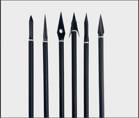 Pointes et embouts de flèches en acier inoxydable Jin Yi pour le tir à l'arc, utilisés comme accessoires de chasse pour arcs composites.