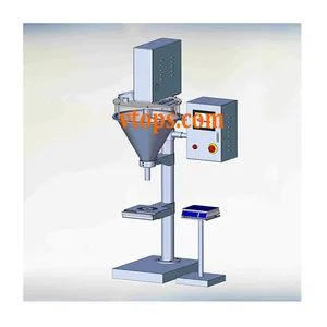 AC SIngle-Phase 220V Automatic Auger Filler Parts / Metal Conical Hopper / Stainless Steel 304 Funnel with 1.5 Tri Clamp