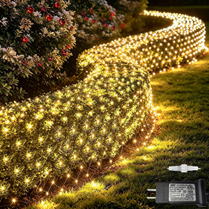 ไฟ LED ตาข่ายขนาดใหญ่สำหรับภายนอกอาคาร 6 เมตร 4 เมตร 480 หลอด LED แสงวอร์มไวท์ DC24V IP65 ระดับวิศวกรรม สำหรับตกแต่งสวน กันน้ำ - Product Image 1