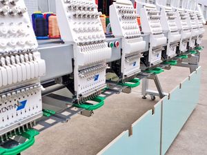 Yonthin China Cheap Sales Flat Garment Computer Embroidery Sewing Machine 8 Heads Price - Product Image 3