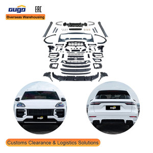 Kit carrosserie GUGO facile à installer, adapté aux <span class=keywords><strong>Porsche</strong></span> <span class=keywords><strong>Cayenne</strong></span> 9Y0.1 de 2018 à 2023, mis à niveau vers le kit carrosserie 9Y0.2 Turbo GT+SD, ajustement parfait - Product Image 1