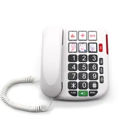 CFH - -- <span class=keywords><strong>โทรศัพท์</strong></span>ปุ่มใหญ่ <span class=keywords><strong>โทรศัพท์</strong></span>แบบมีสายดีไซน์สวยงามสําหรับผู้สูงอายุของ<span class=keywords><strong>โทรศัพท์</strong></span><span class=keywords><strong>บ้าน</strong></span> - Product Image 2