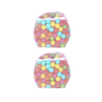 Boule d'océan élastique en plastique sans BPA de 5.5 cm pour enfants boules de fosse de piscine en vrac