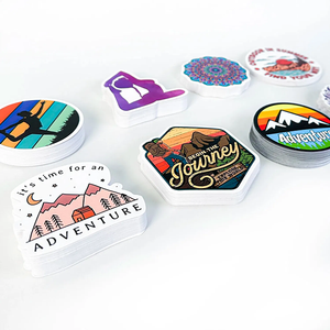 Autocollants découpés à la forme, motifs créatifs de dessins animés, décorations mignonnes, motifs personnalisés entièrement découpés, faits à la main, personnalisables pour les albums. - Product Image 2