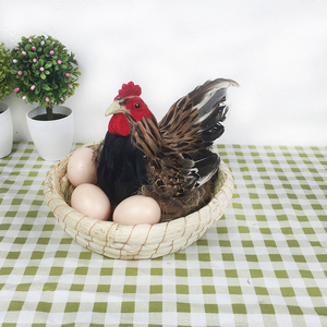 Adorno de Jardín, Gallo de Plumas, Accesorio de Fotografía, Modelo de Gallo Realista, Gallina Ponedora, Simulación de Gallina Grande - Product Image 2
