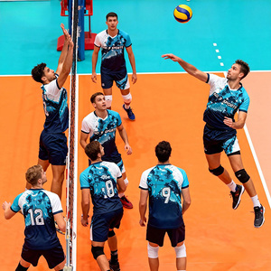 Quality <b>Cheap</b> Custom Logo College Volleyball Shirts Volleyball Team Uniform <b>Set</b> Volleyball Sublimation Jersey - Product Image 1