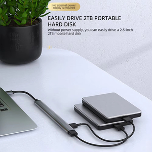 HUB USB 7-en-2 Type C HUB Multi USB Splitter Adaptateur USB OTG USB vers USB 3.0 HUB pour Macbook Pro 13 15 Air Mi Pro PC Portable - Product Image 5