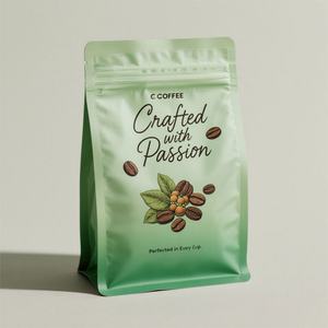 Sacs d'emballage alimentaire en Mylar plastique à effet UV avec logo personnalisé en gros, sachets à fermeture éclair pour thé et café - Product Image 2