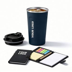 Tasses à café en acier inoxydable en gros avec logo personnalisé, tasse isotherme intelligente avec affichage de la température pour le bureau, cadeau promotionnel d'entreprise - Product Image 1
