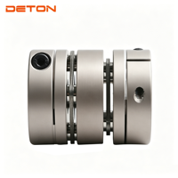 Accouplement à double diaphragme DETON en alliage d'aluminium, accouplement à diaphragme pour servomoteur, coupleur à vis à billes, non standard